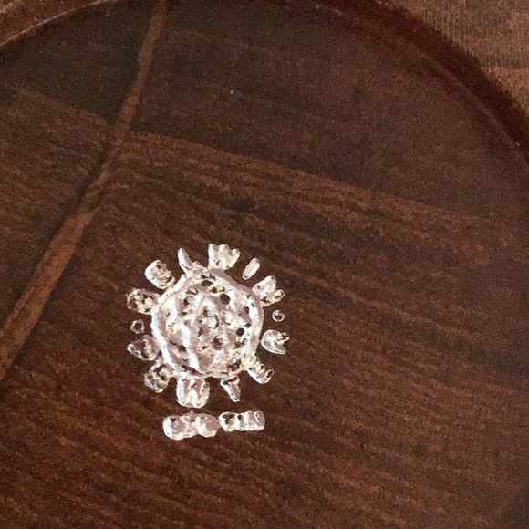 Selwin Pewter mug, 6” tall, wood inlaid handle. - Picture 4 of 9